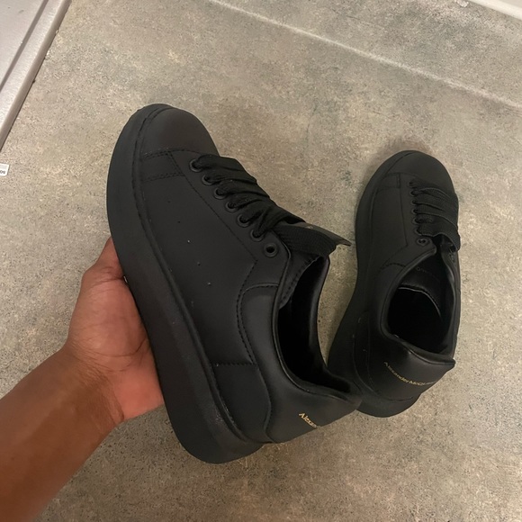 Triple black Alexander McQueens - Picture 1 of 3